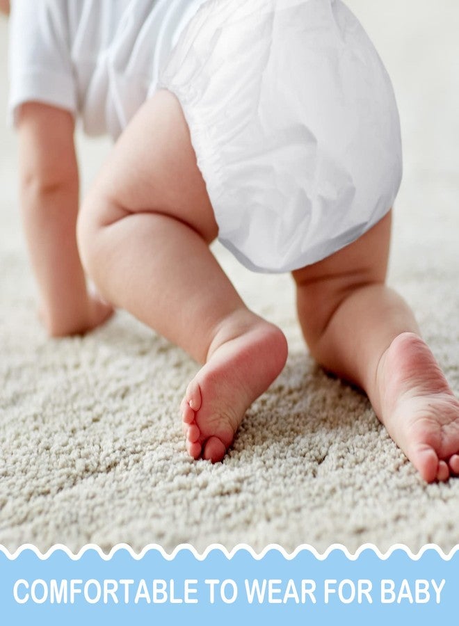 Funtery 12 Packs Waterproof Plastic Pants for Toddlers Reusable Diaper Covers Unisex Baby Potty Training Underwear Covers(5T) White - Image 3